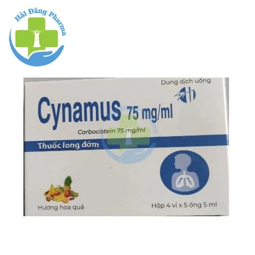 Cynamus 75mg/ml - Hộp 4 vỉ x 5 ống